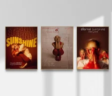 Eternal Sunshine Inspired Pop Music Aesthetic Wall Art Set
