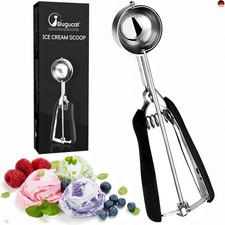 Bugucat Eisportionierer Edelstahl 304, Cookie Scoop 5cm, Ice Cream Scoop