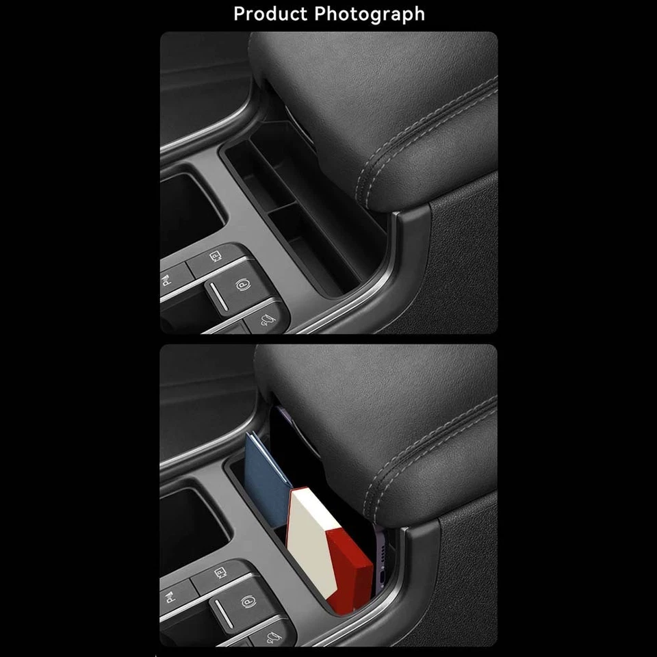 For Kia Sorento 2021-2025 Console Organizer Armrest Tray Non-slip Base - Image 4 of 4
