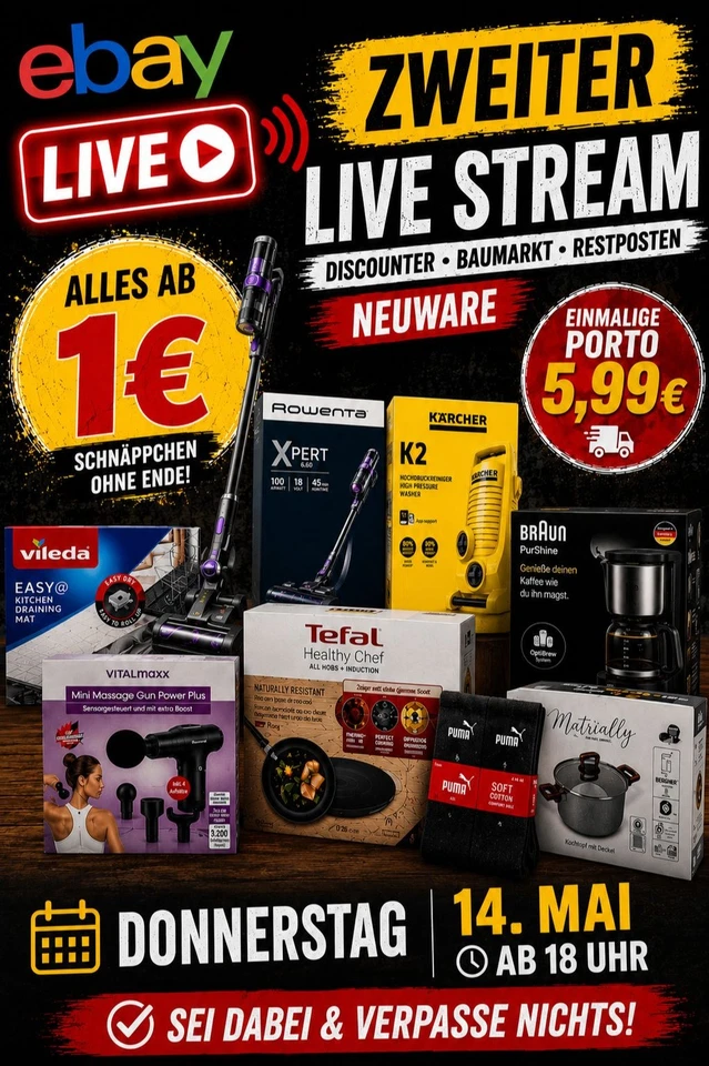 Discounter Baumarkt Restposten alles Neuware ab 1 Euro