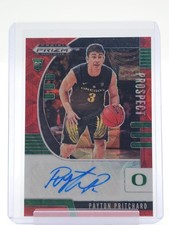 PAYTON PRITCHARD 2020 PRIZM DRAFT PICKS RED CHOICE RC AUTO /88 Q4444