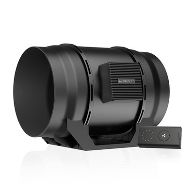 CLOUDLINE A8, Quiet 8'' Inline Duct Fan with Speed Controller, EC Motor - Vent...