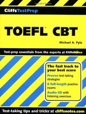 CLIFFSTESTPREP TOEFL CBT By Michael A. Pyle *Excellent Condition*