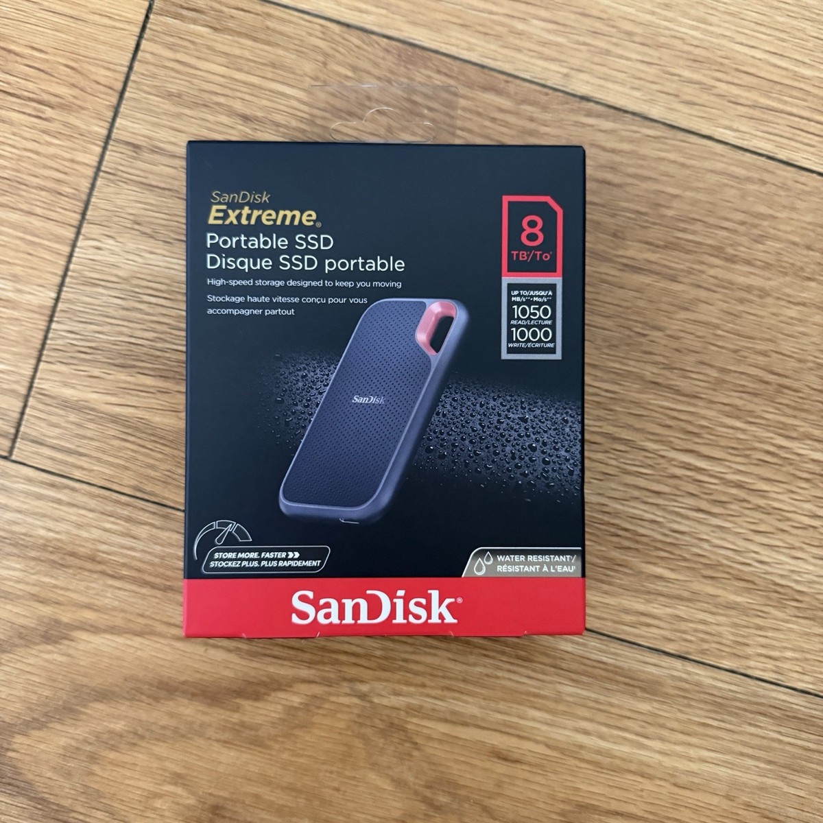 SanDisk 8TB USB-C USB External Extreme Portable SSD SDSSDE61-8T00 