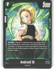Android 18 FB04-057 C Ultra Limit Dragon Ball Super Lightly Played