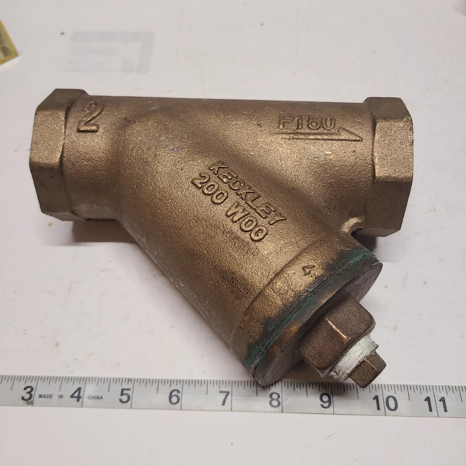 OEM KECKLEY C84400 BRONZE WYE STRAINER THREADED,  F150 - Image 2 of 4