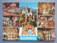 Old Postcard AK Neuschwanstein Castle King Ludwig II Bavaria