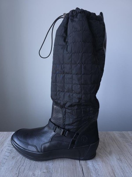 Women Bogner Boots Black Nylon 41