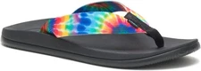 Chaco Men's Chillos Flip Flop Thong Sandal Lightweight Dark Tie Dye Size 8