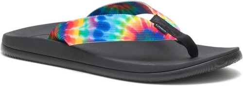 Chaco Men's Chillos Flip Flop Thong Sandal Lightweight Dark Tie Dye Size 11