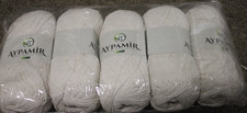 75% cotton 25% polyester knitting crochet yarn light stone 548g