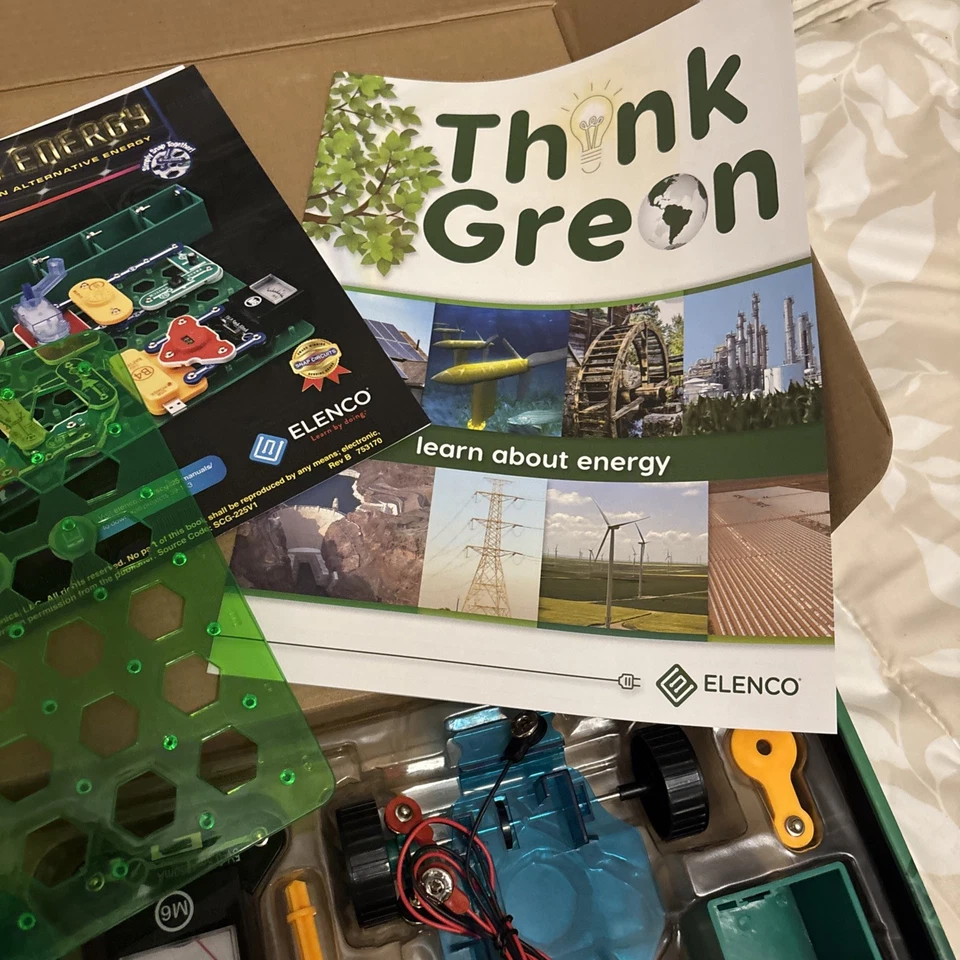 Kit de exploração Snap Circuits Green Energy Electronics | Mais de 125 emocionantes ST... - Imagem 4 de 4