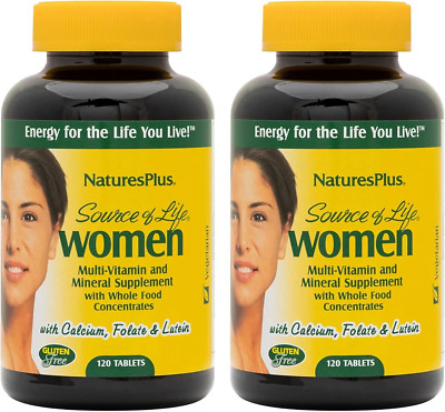 Source of Life Women - 120 Tablets, Pack of 2 - Multi-Vitamin & Mineral Suppl...