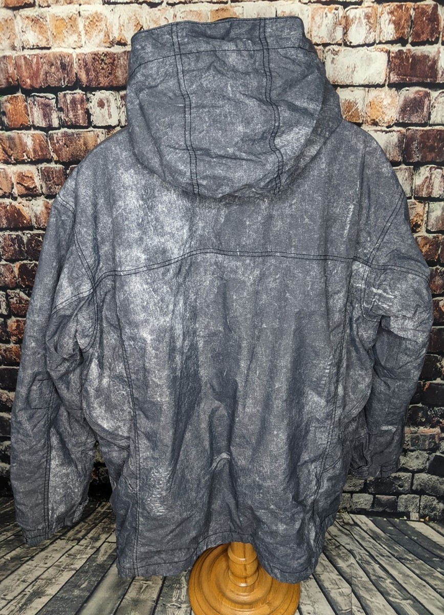 COLUMBIA SIKES FAUX DENIM JEAN SNOWBOARD SKI WINTER JACKET XL X