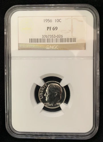 1956 Proof Roosevelt Dime certified NGC PF 69  Proof 10c