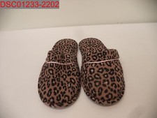 Nordstrom Women's Brown Animal-Print Moonlight Scuff Slipper, Sz XL 439114406765