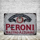 Peroni Beer Vintage Style Tin Metal Bar Sign Poster Man Cave Collectible New
