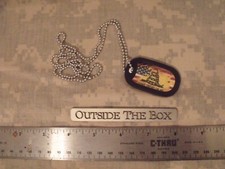 Gadsden "Don't Tread On Me" & "US Flag" DOG TAG, Aluminum w/24" chain, Silencer
