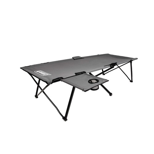 Coleman Pack-Away Campingbett mit abnehmbarem Beistelltisch extra breites Kinderbett passt