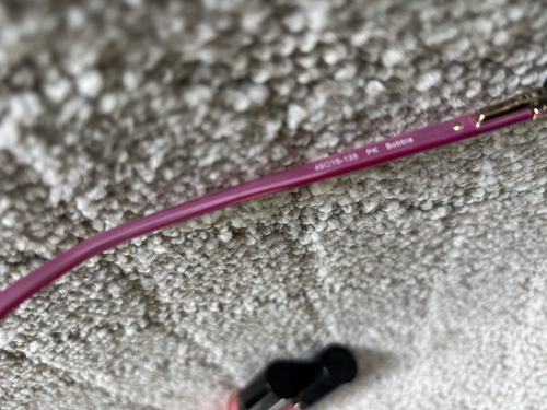 Lily Pulitzer Kids Eyewear Bobbie Mini Frame Hot Pink Tortoise Shell Flex Hinge - Picture 9 of 10