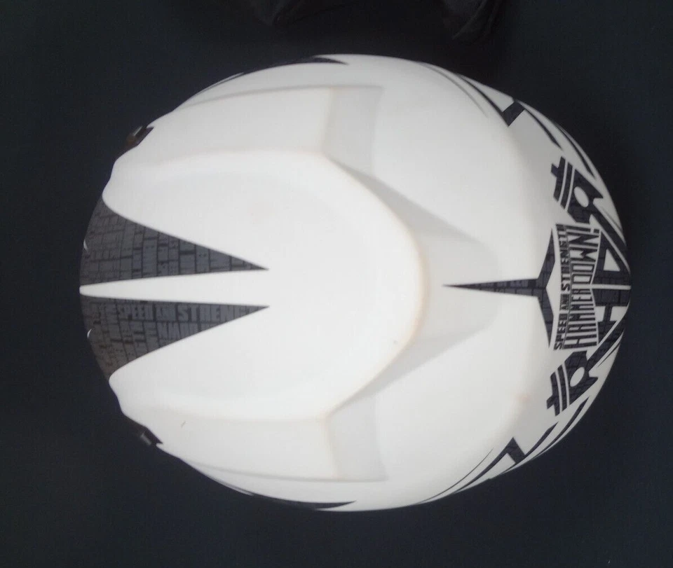 СКОРОСТЬ И СИЛА молоток вниз шлем белый мотоциклетный шлем как новый маленький - Изображение 4 из 4