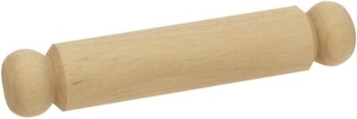 6 x Mini eingerückt Holz Holz Kinder Rollstifte Kinder Backen Spielen Teig Neu