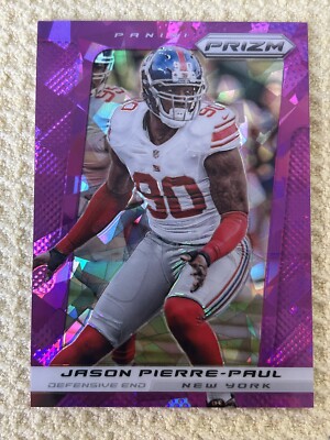 2013 Panini Prizm Jason Pierre-Paul Purple Ice Pulsar /40 Giants #164