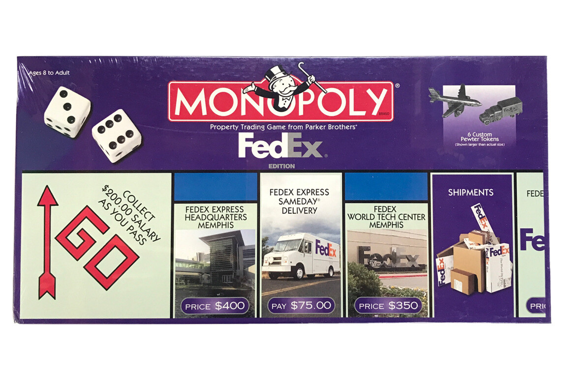 洋楽 MONOPOLY FedEx EDITION NEW Monopoly FedEx Edition 2004 Game Brand New Sealed NIB | eBay