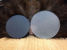 2-   Disc for Friction Pot Turkey Calls  3.5" Frosted Glass & 3" Slate