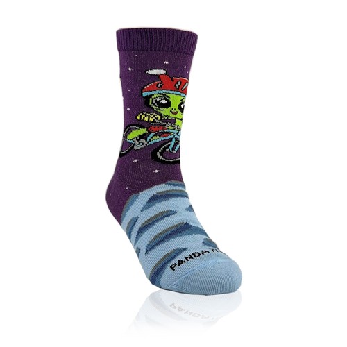 Alien Biker Socks from the Sock Panda (Ages 3-7) - Picture 5 of 8