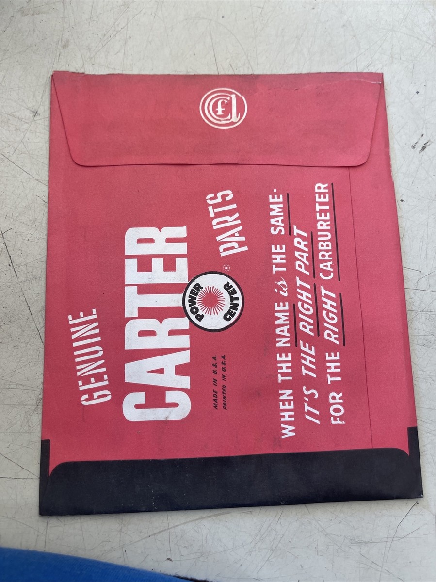 Cadillac #1473473 Carter Carburetor Rebuild Kit 331A NOS | eBay