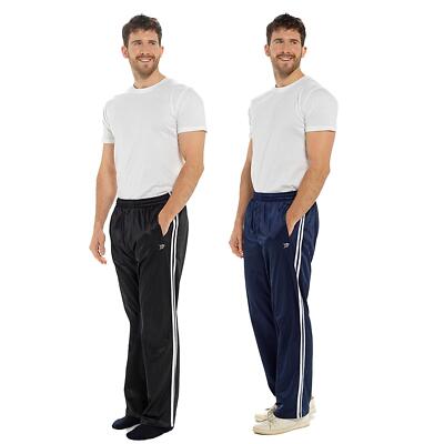 Herren Gestreifte Freizeit Jogging Leichte Hose Gummibund Jogginghose