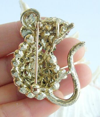 Mouse And Rat Rhinestone Crystal Keychain Pendant - Zinc Alloy, 5cm X 3.5cm, Includes Spare Crystals