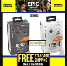 JLab Audio Epic Bluetooth 4.0 Wireless Sports Earbuds 10 Hour Battery Waterproof