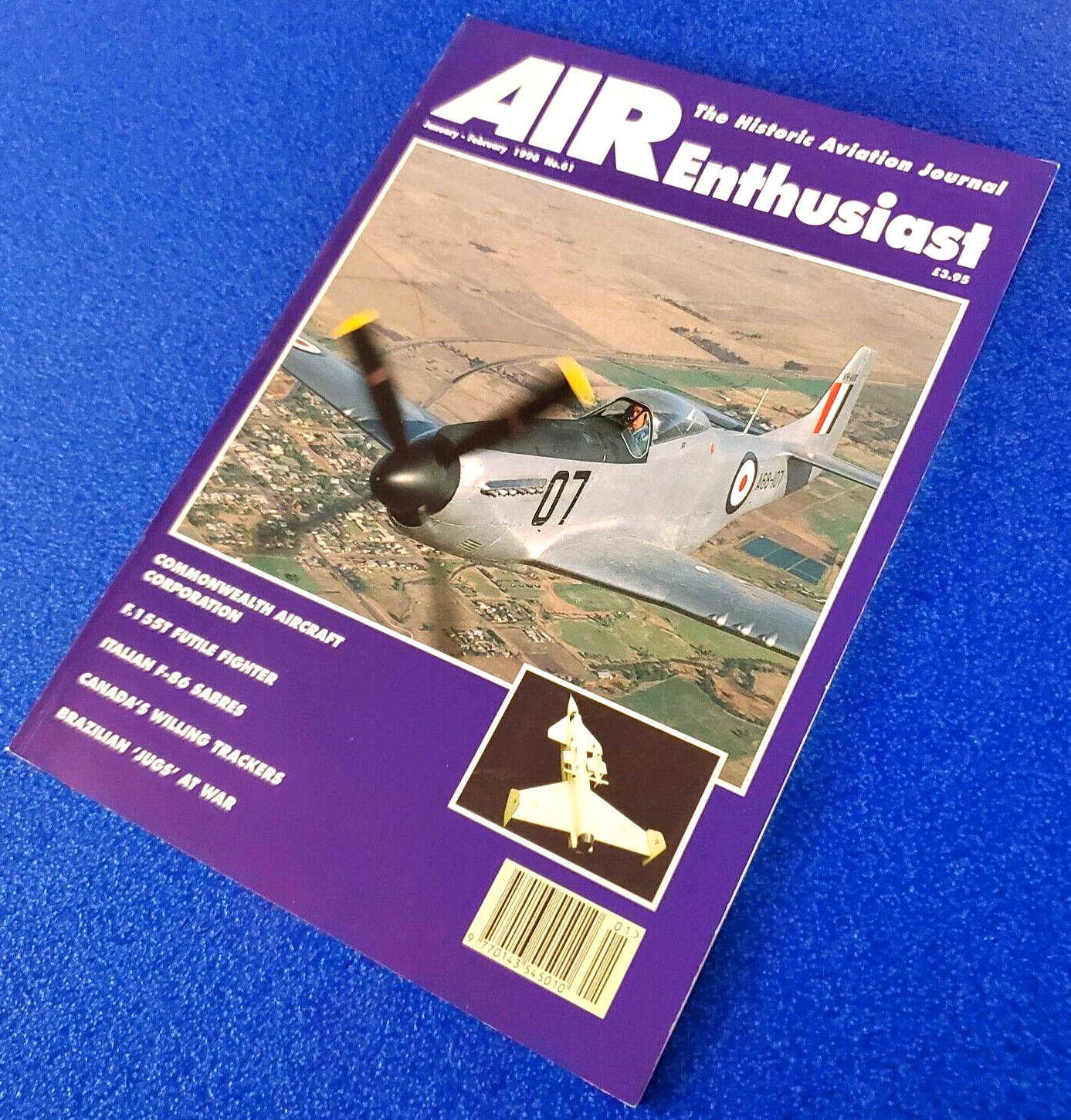 AIR ENTHUSIAST JAN/FEB 1996 HISTORIC AVIATION JOURNAL AIRCRAFT MAGAZINE