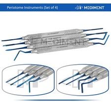 DENTAL Periotomes Periotome PDL Ligament Periodontal Kit-SET OF 4