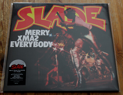 Maxi Single Slade Merry Xmas Everybody  2022 Release marmorierte  VINYL