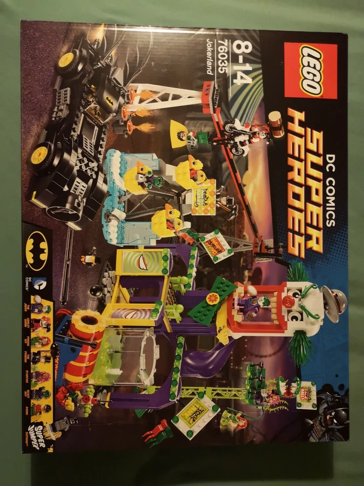 Lego 76035 Jokerland nuevo y sellado Batman Robin Harley Quinn veneno hiedra pingüino Foto 2 de 4