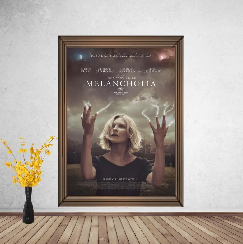Melancholia Movie Poster, Home Decor, Vintage Movie Poster,