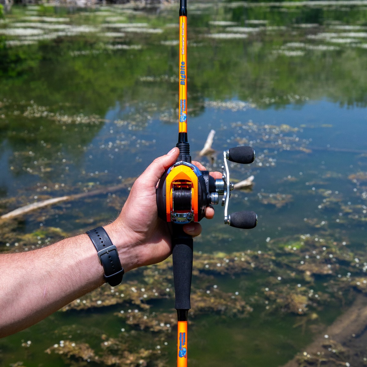 16 foot telescoping fishing pole Hicks & Blaze Poles BT16LW 16 ft. Bluegill 5 Section Telescopic Fishing Pole