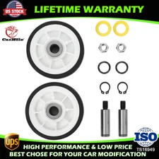 For Maytag Dryer 2 PACK 303373K Dryer Roller Wheel Drum Support Kit Drum Support