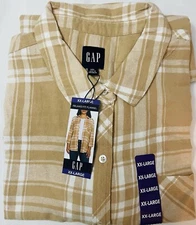 GAP Relaxed Fit Flannel (Women’s XXL) Jodie Plaid