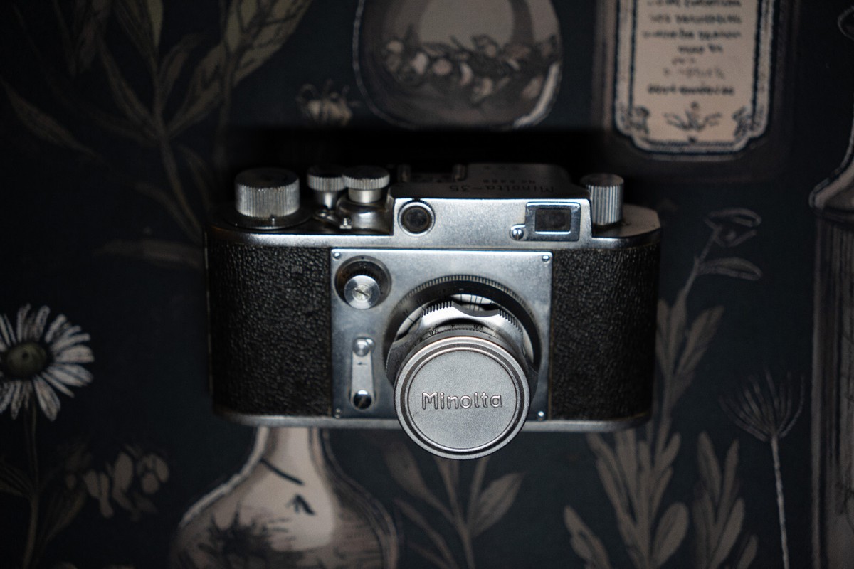 Minolta-35 Model B Chiyoko Super Rokkor 1:2.8 F=45mm with