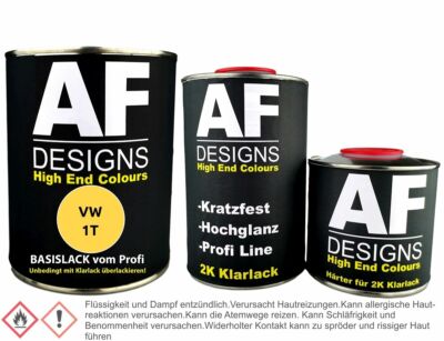 FÜR VW 1T Sunflower 1,25L Basislack Klarlack Härter Autolack spritzfertig