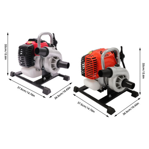 2/4 Stroke Portable Gasoline Water Pump 1.5" Gas-Powered Water Transfer Pump - Picture 3 of 38