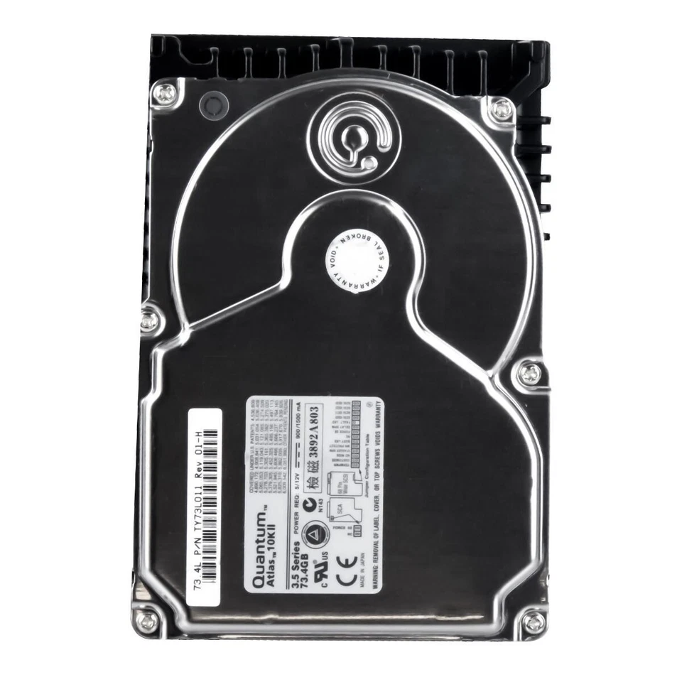 Hard Drive Quantum Atlas 10K II TY73L011 73GB 10000RPM 8MB U160 SCSI 3.5" Inch - Image 3 of 3