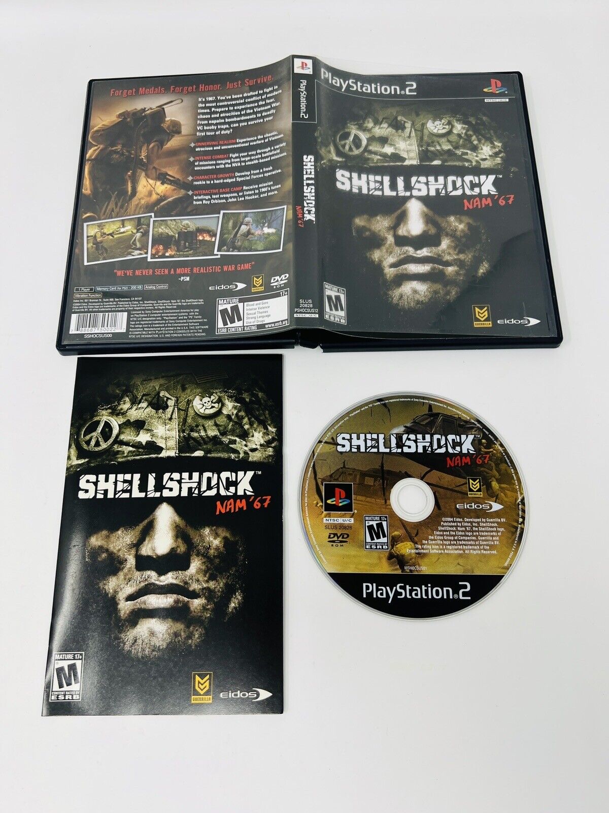 ShellShock - Nam '67 [SLUS 20828] (Sony Playstation 2) - Box Scans