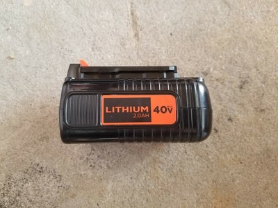 Black Decker Lbx2040 40 Volt Max 2 0ah Lithium Ion Battery Pack Ebay