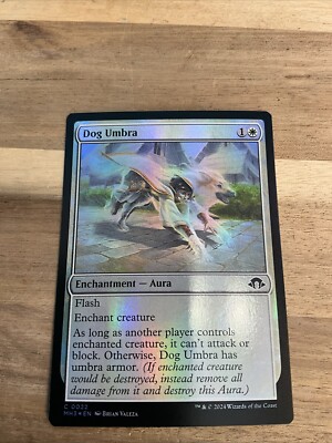 Magic the Gathering MTG MH3 Dog Umbra 22 Foil Near Mint