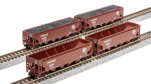 Tolva cuádruple BROADWAY LIMITED ARA 70T MILW (CMStP&P), paquete de 4 7428 | Zustand: New